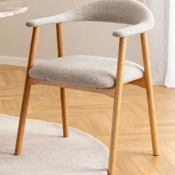 Addi Sessel Monza Beige: Eiche Basis