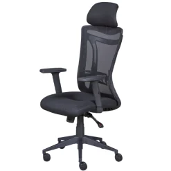 Admin Ergonomischer Bürostuhl - verstellbar - schwarz