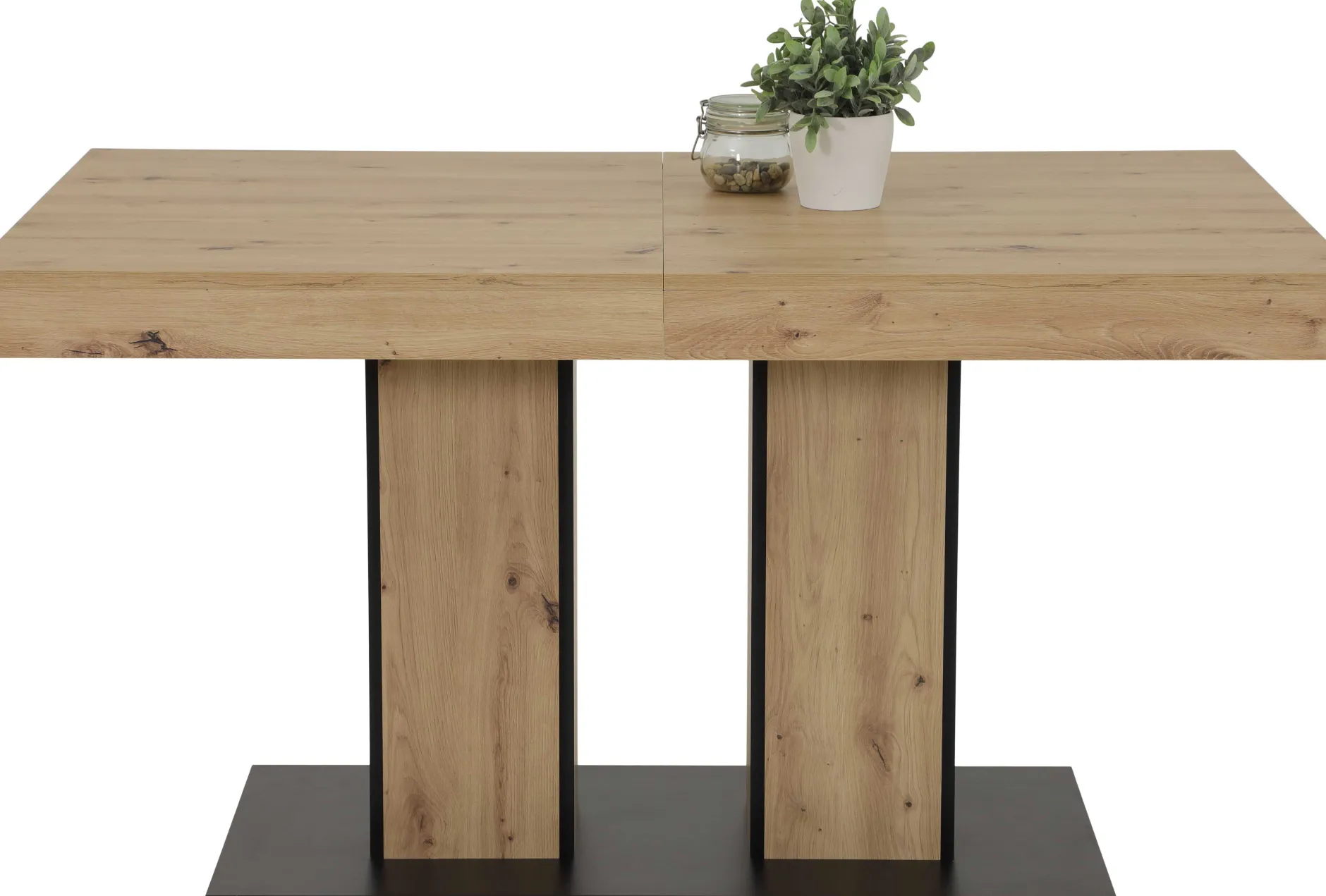 Agnette Esstisch 140/220x90 cm-artisan Eiche