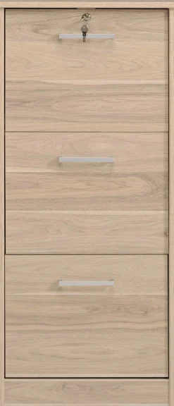 Aktenschrank Ludik mit Verschluss - Eiche