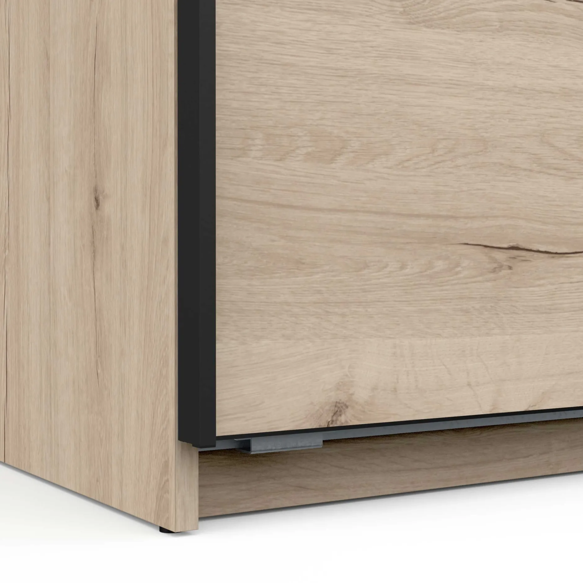 Alhambra Kleiderschrank - 148x60x223,70 cm - Braun/ Spanplatte