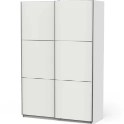 Alhambra Kleiderschrank - 148x60x223,70 cm - Weiß/Spanplatte