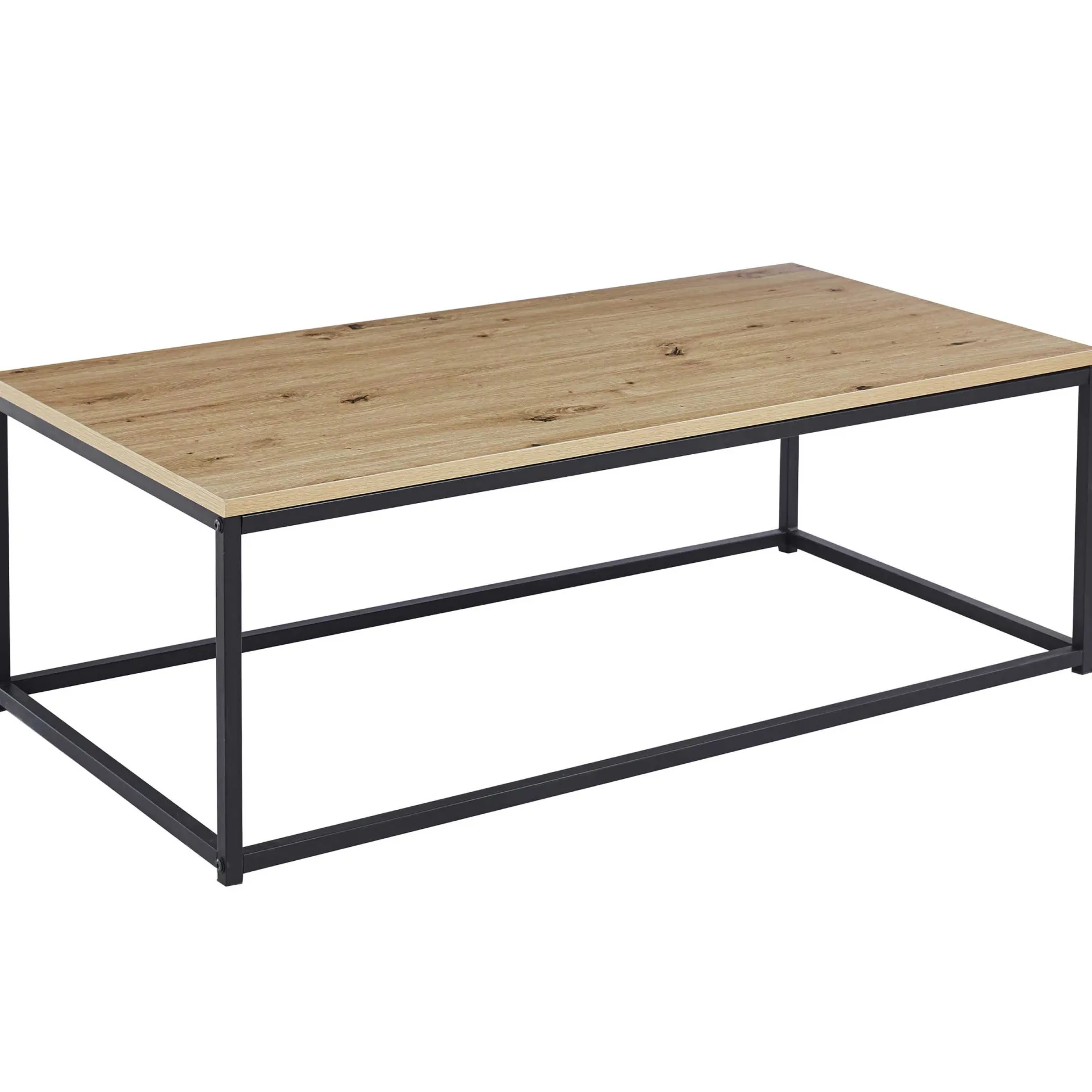 Altes Eichendekor Couchtisch - Dallas | H-H 40 x B-L 120 x T-P 60 cm