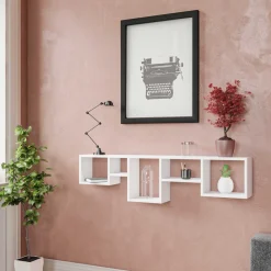 Amanos Wandregal | 100 % MELAMIN | Weiß