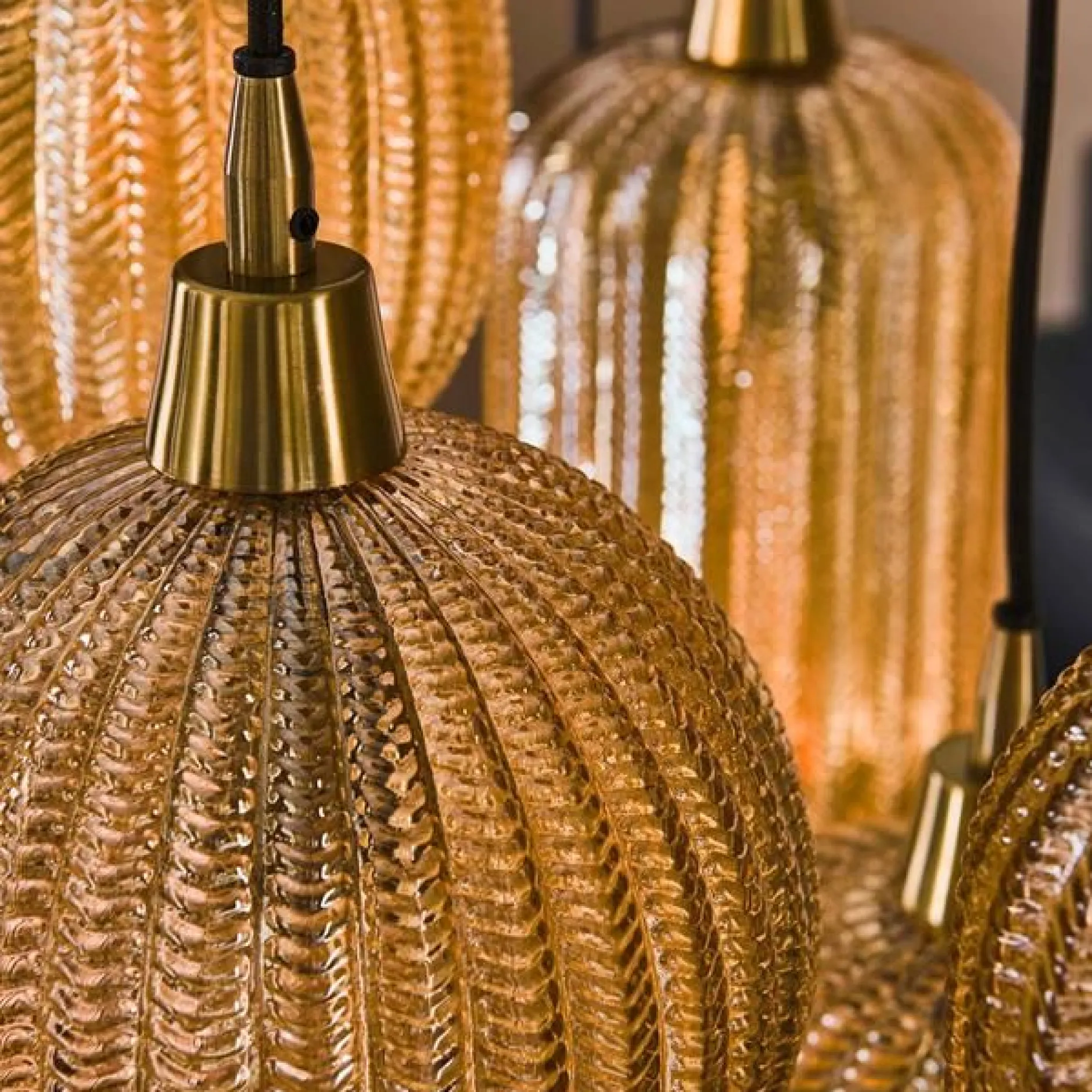Ambrioso Hängeleuchte 95 cm-Amber