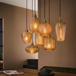 Ambrioso Hängeleuchte 95 cm-Amber