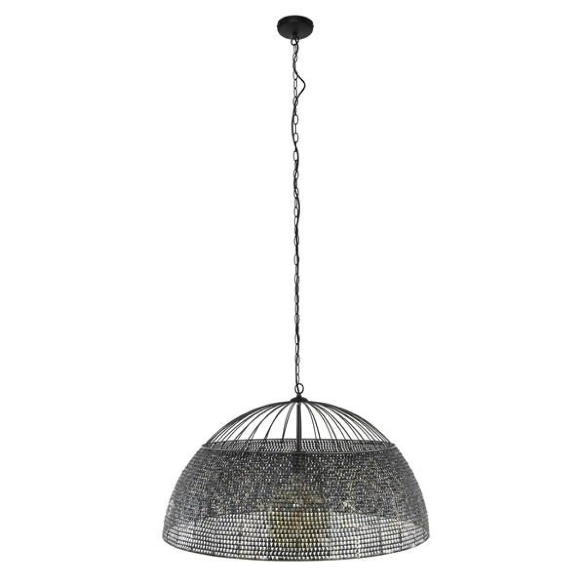 Amory Hängeleuchte für 1 Lichtquelle-schwarz/braun