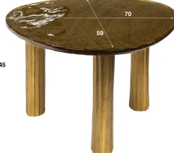 Antik Gold Eclipse L Couchtisch