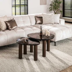 Antikkupfer Couchtisch Eclipse L
