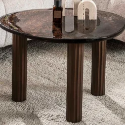 Antikkupfer Couchtisch Eclipse L