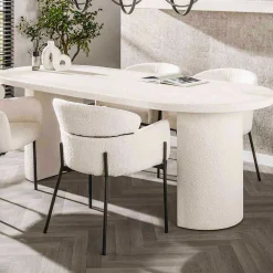 Arch Stone 215 cm Esstisch: Marmorverbundstoff, modernes Design