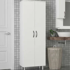 Arizona Badezimmerschrank | 100 % MELAMIN | Weiß