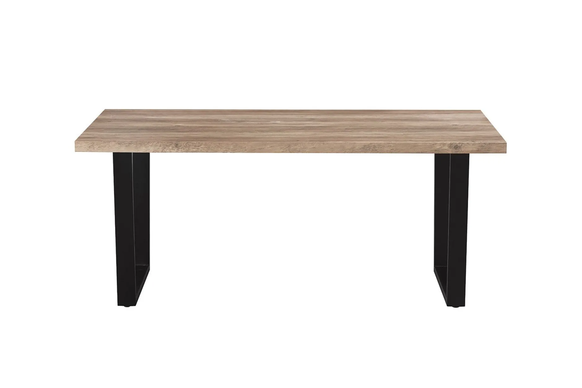 Armin 180cm Mango Dekotisch mit Metallfüßen - H75 x B180 x T90 cm