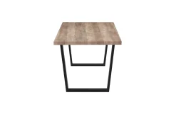 Armin 180cm Mango Dekotisch mit Metallfüßen - H75 x B180 x T90 cm