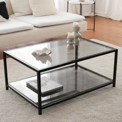 Astro Couchtisch | METALLRAHMEN | Fume, Schwarz