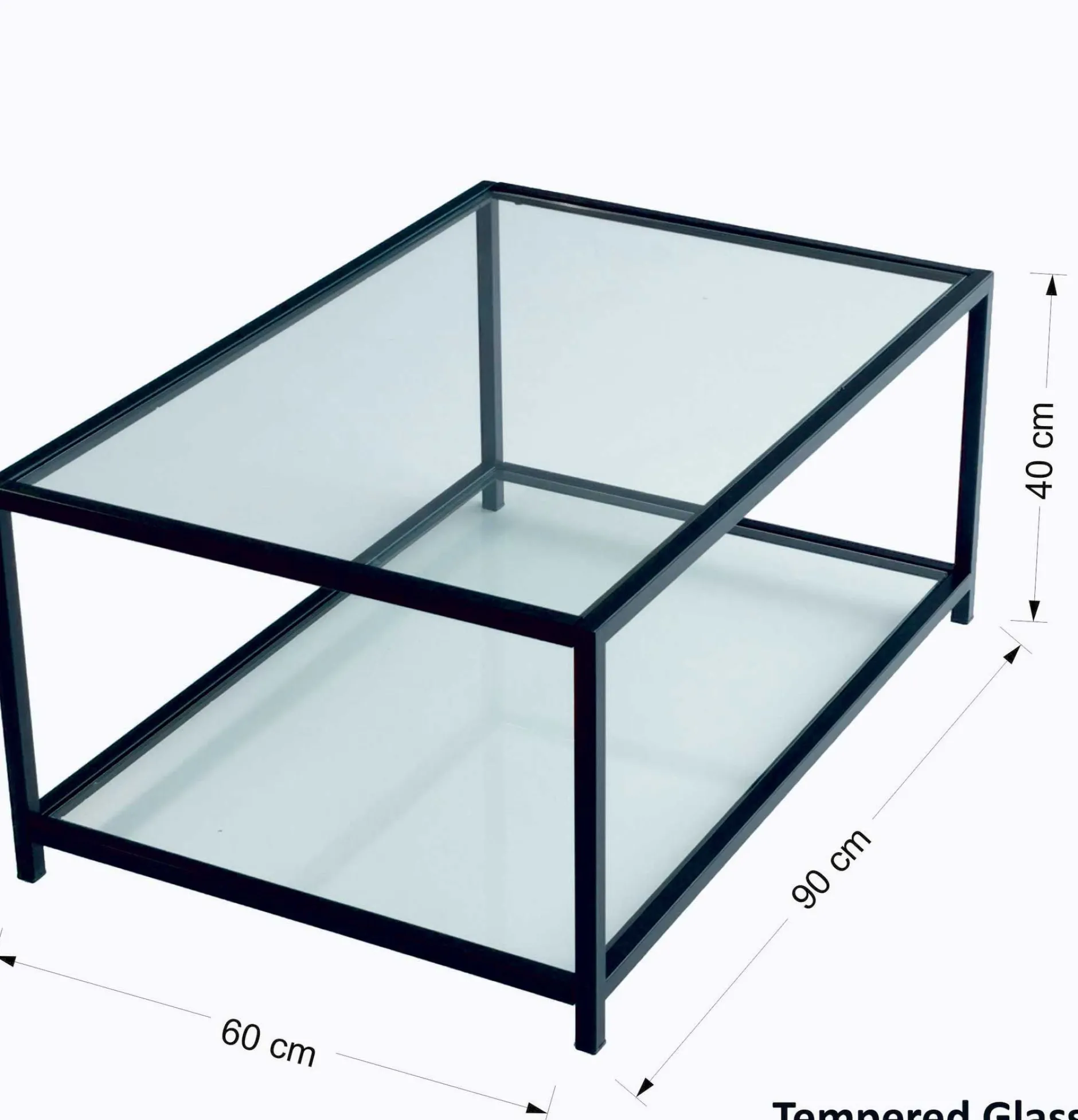 Astro Couchtisch | METALLRAHMEN | Fume, Schwarz