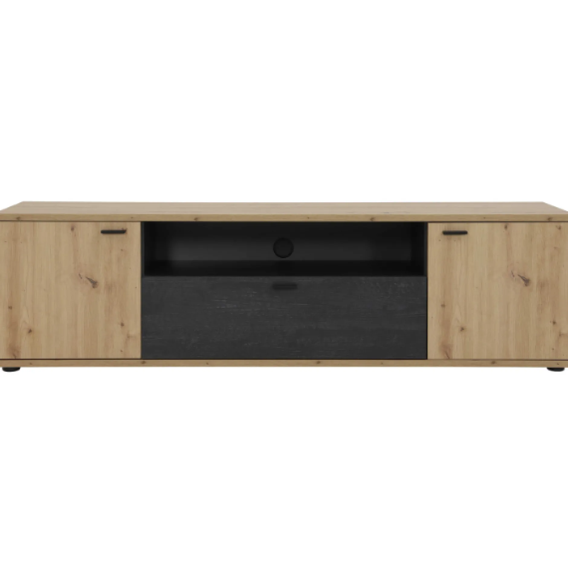 Atnalta TV-Schrank 180x40 cm-Handwerklich/gebranntes Holz