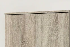 Aufbewahrungsschrank Ray 60cm mit 2 Türen und 4 Einlegeböden - Sonoma Eiche