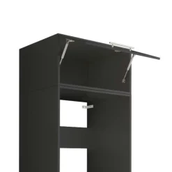 Aufsatzschrank für Waschmaschine Laundreezy | 68 x 68 x 38 cm | Schwarz