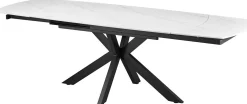 Ausziehbarer Esstisch Aries - 160/240x90x77cm - gesinterter Stein - Marmor