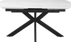 Ausziehbarer Esstisch Aries - 160/240x90x77cm - gesinterter Stein - Marmor