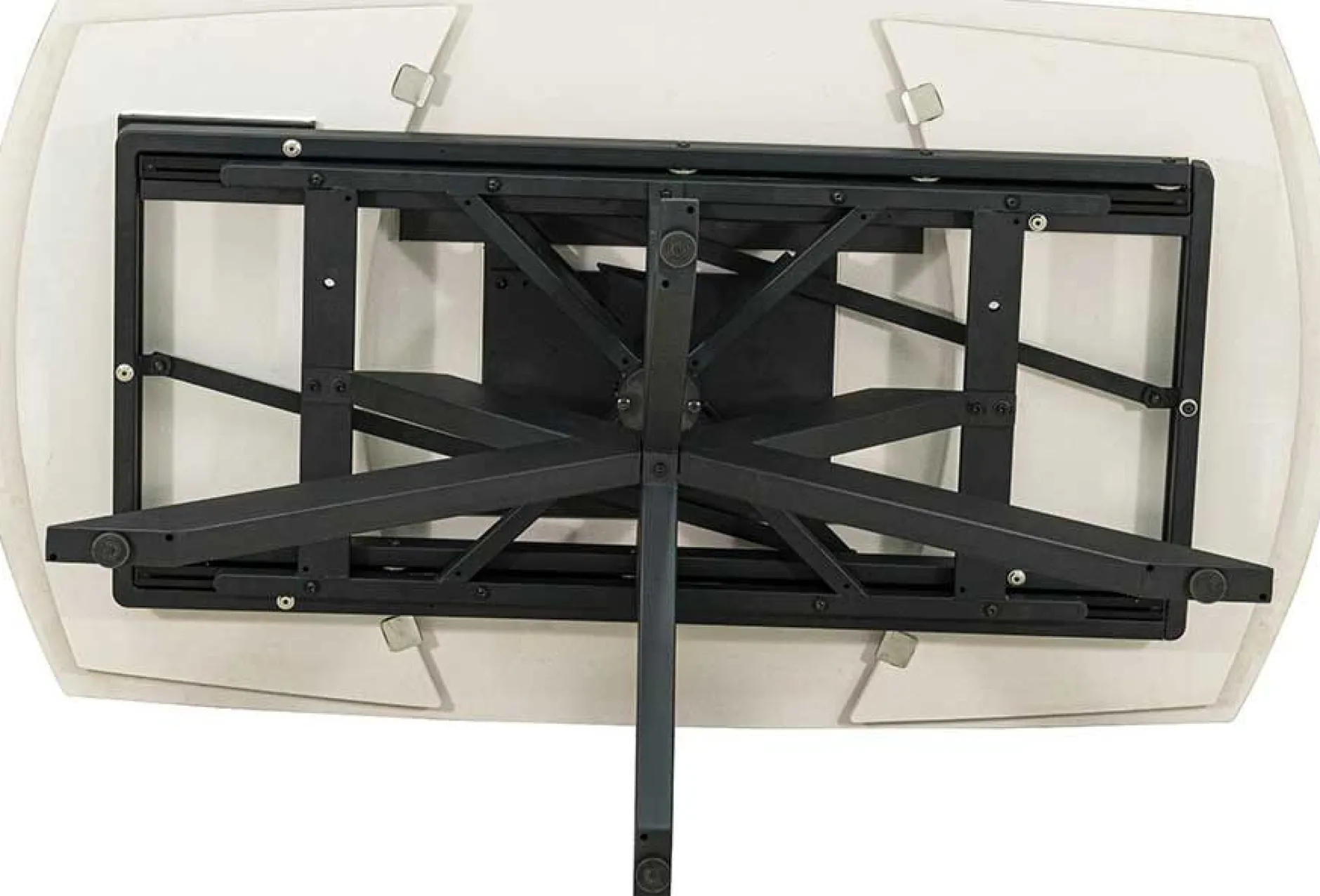 Ausziehbarer Esstisch Aries - 160/240x90x77cm - gesinterter Stein - beige