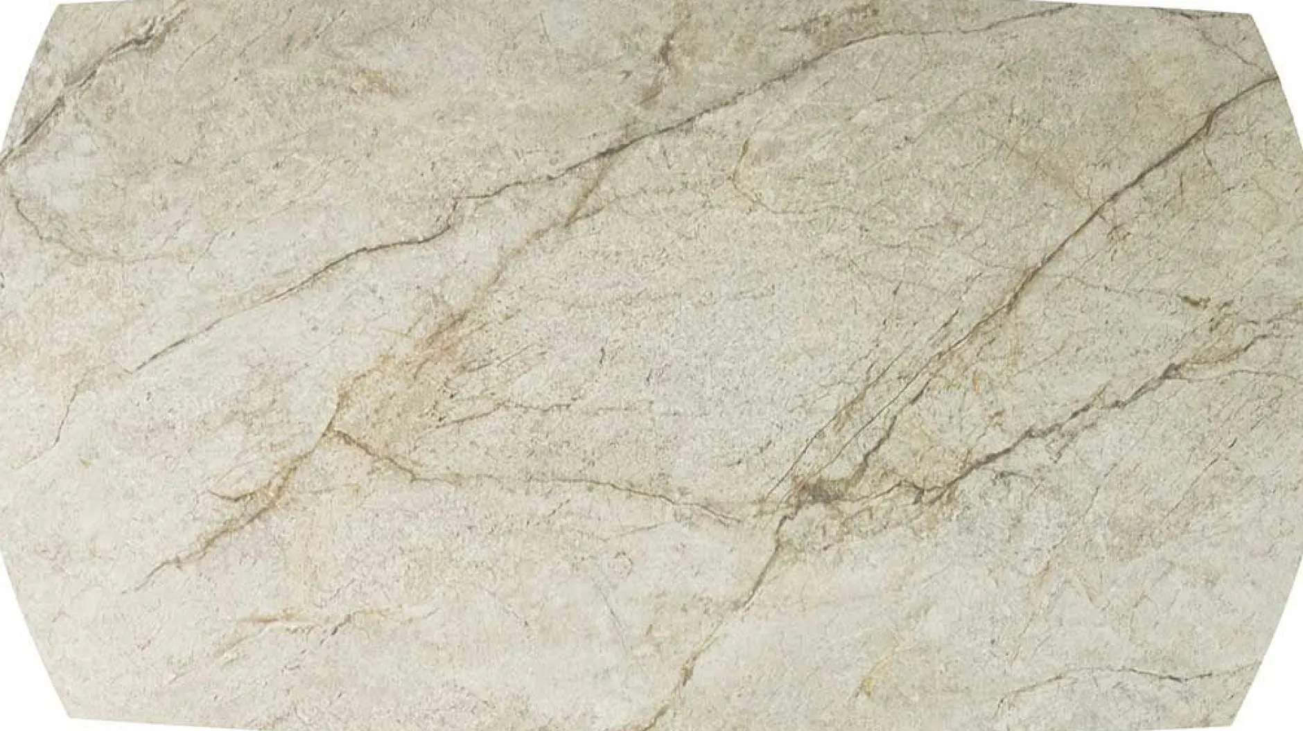 Ausziehbarer Esstisch Aries - 160/240x90x77cm - gesinterter Stein - beige