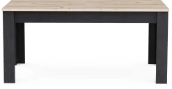 Ausziehbarer Esstisch Aubrey - 170-230x90x77cm - Eiche Dekor/schwarz