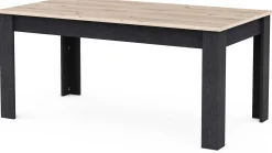 Ausziehbarer Esstisch Aubrey - 170-230x90x77cm - Eiche Dekor/schwarz