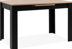 Ausziehbarer Esstisch Birma - 125/165x80x75cm - Artisan Eiche/schwarz