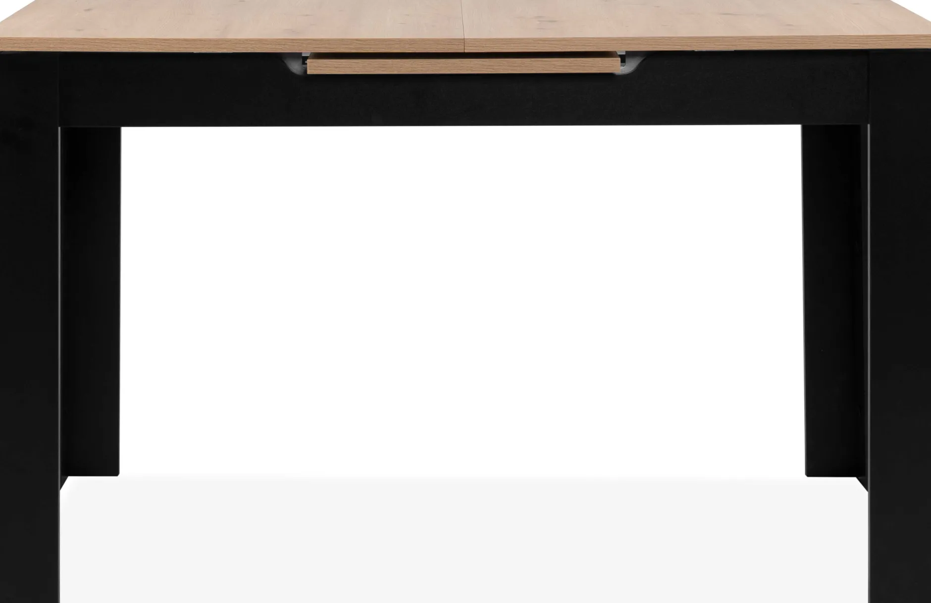 Ausziehbarer Esstisch Birma - 160/200x80x75cm - Artisan Eiche/schwarz