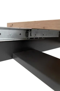Ausziehbarer Esstisch Damon 160/200x90 - Eiche/anthrazit