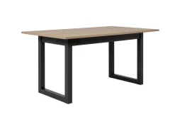 Ausziehbarer Esstisch Damon 160/200x90 - Eiche/anthrazit