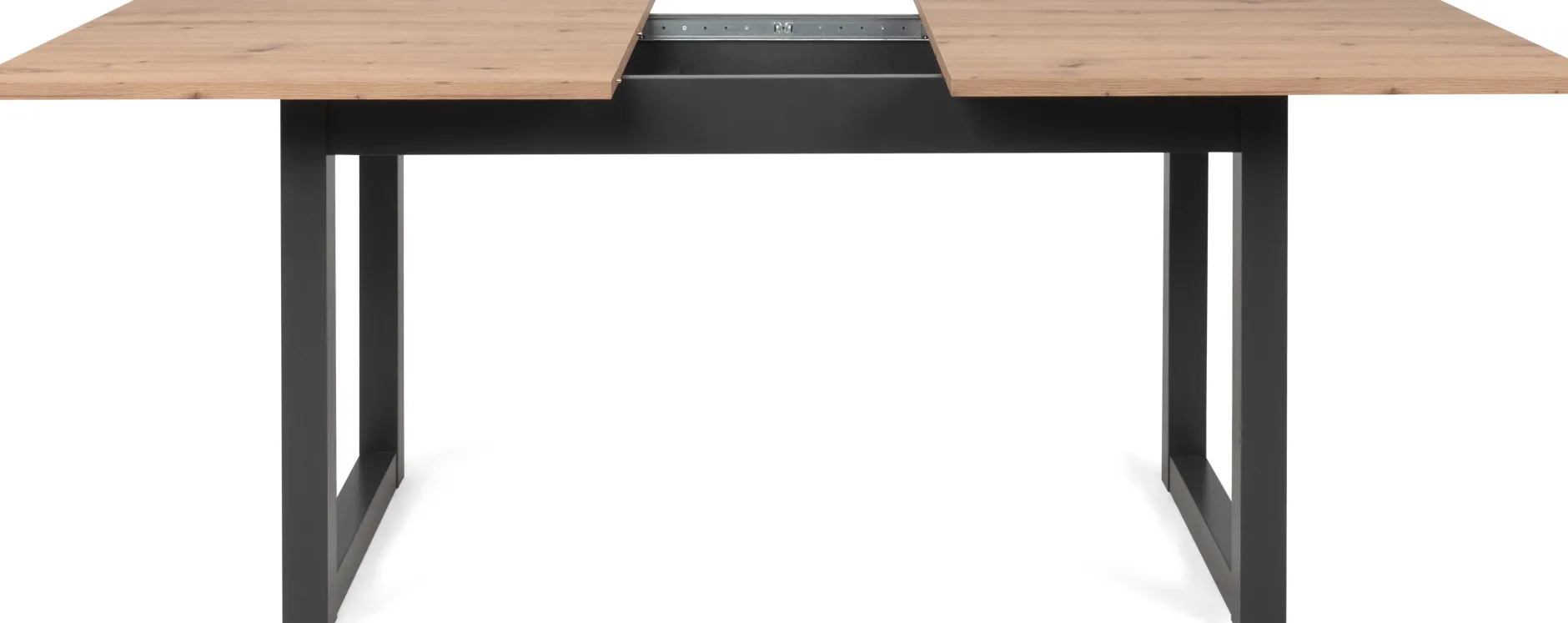 Ausziehbarer Esstisch Damon 160/200x90 - Artisan Eiche/Anthrazit