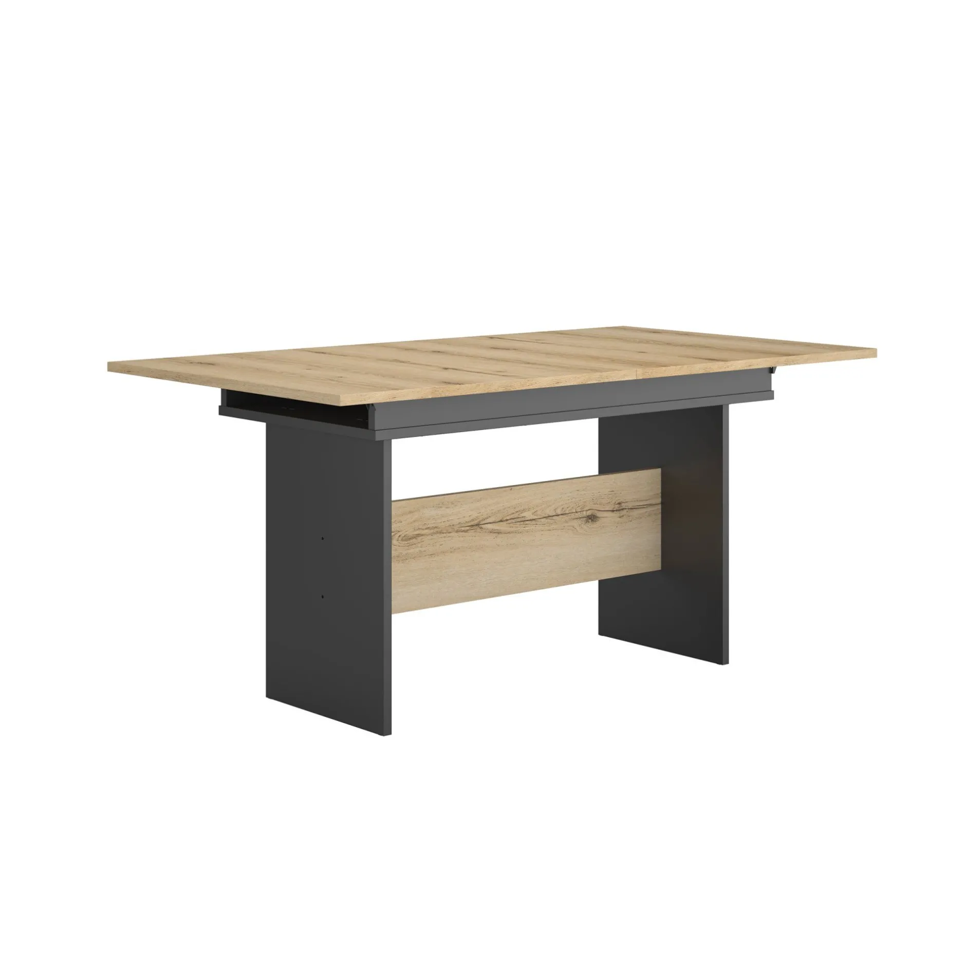 Ausziehbarer Esstisch Esteban | 205 x 90 x 77 cm | Helvezia Oak Design