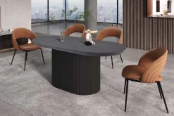 Ausziehbarer Esstisch Lagos | 180-220 x 110 x 75 cm | Dunkelbraun