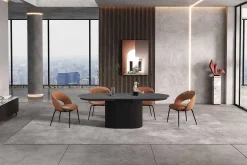 Ausziehbarer Esstisch Lagos | 180-220 x 110 x 75 cm | Dunkelbraun