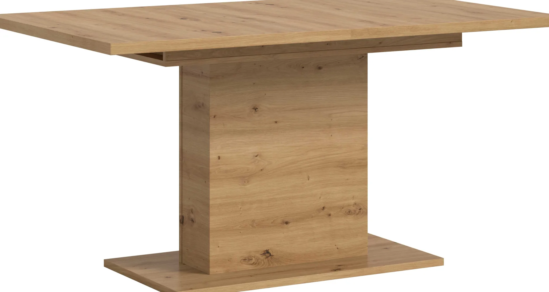 Ausziehbarer Esstisch Motion von Emob in Artisan-Optik 150-190x76x90 cm