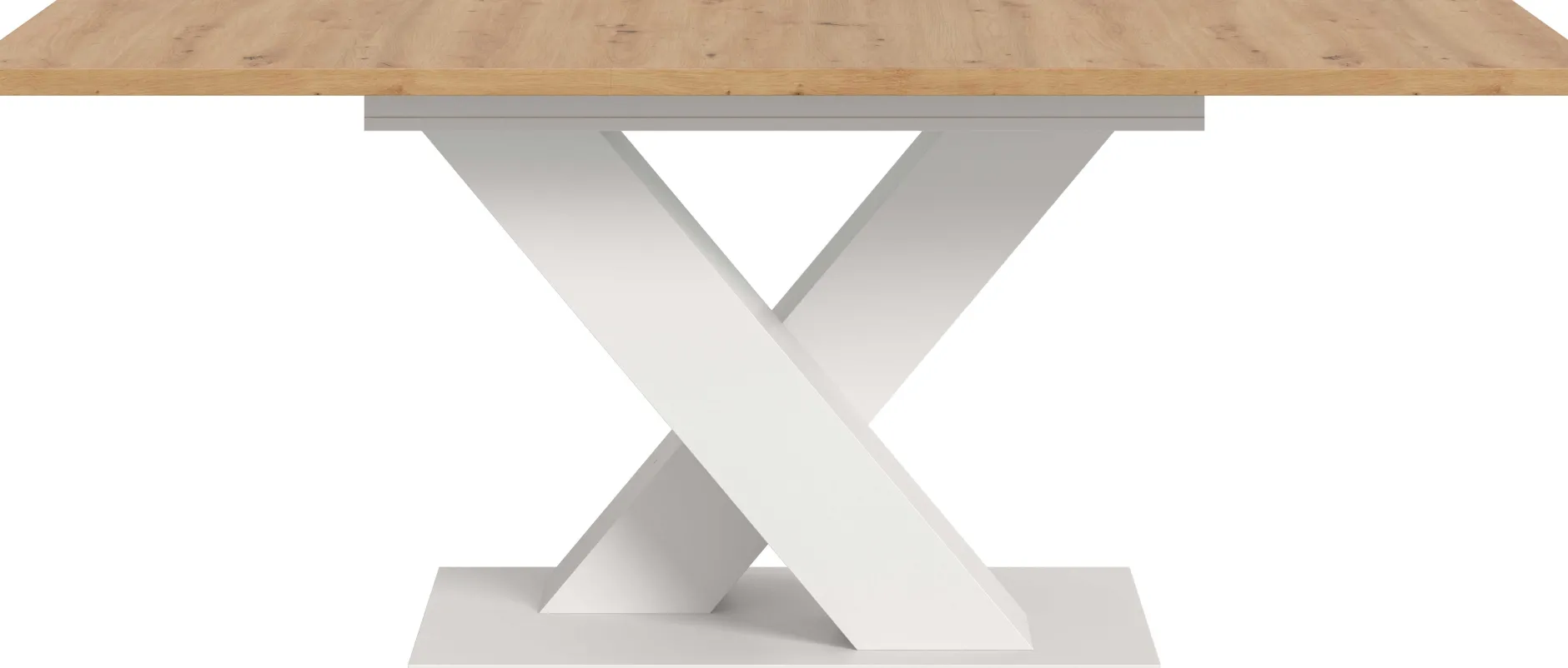 Ausziehbarer Esstisch Motion Emob - Artisan/Naturweiß - 150-190x76x90 cm