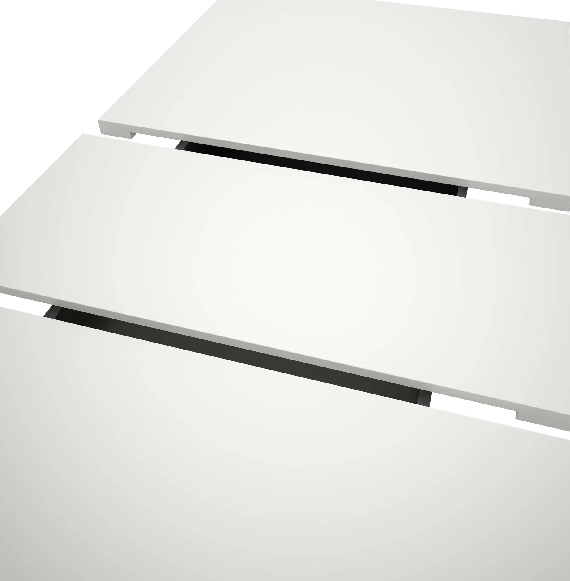 Ausziehbarer Esstisch Motion Emob - Weiß - 150-190x76x90 cm