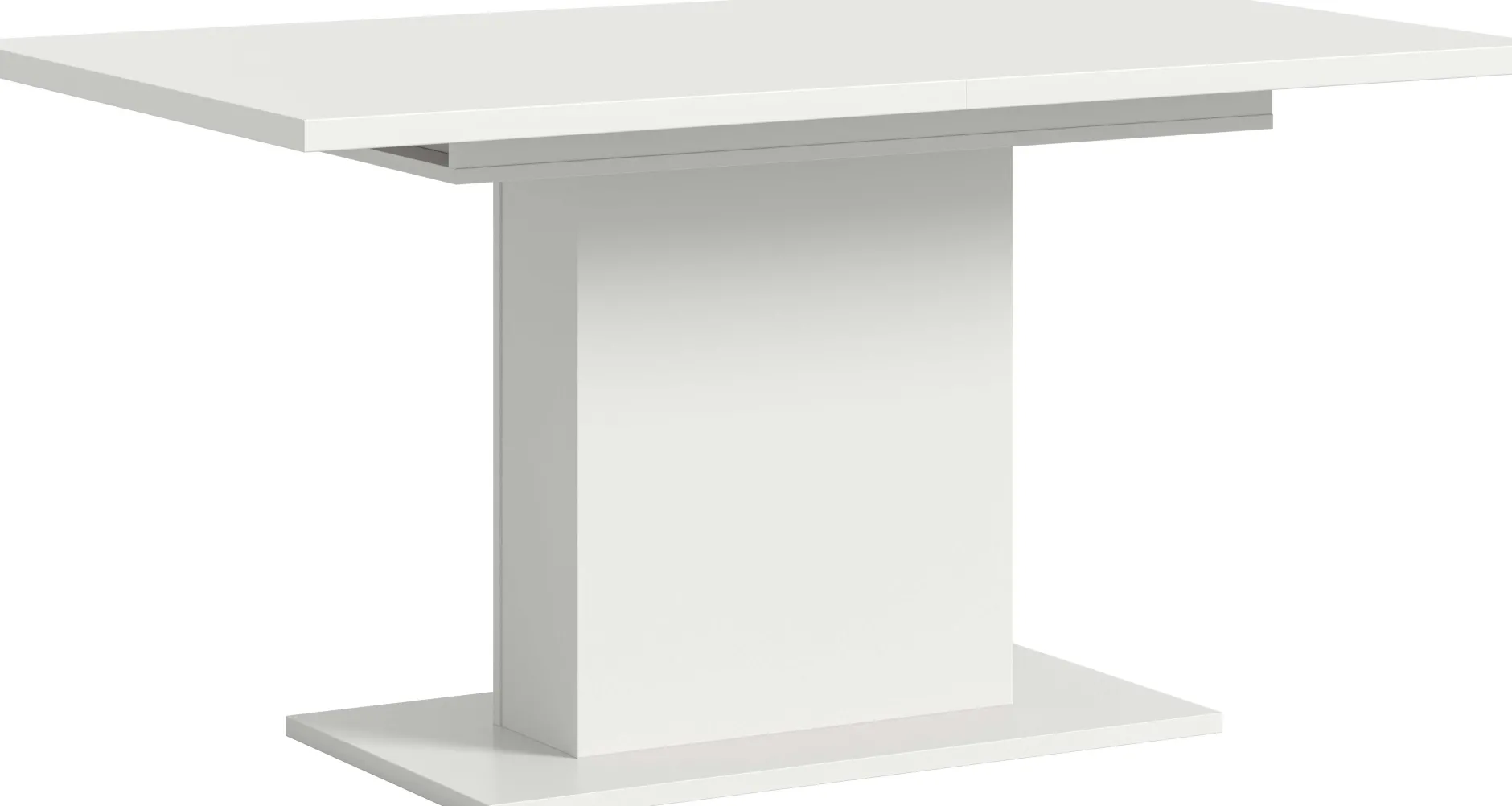 Ausziehbarer Esstisch Motion Emob - Weiß - 150-190x76x90 cm