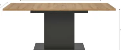 Ausziehbarer Esstisch Motion Emob - Grau/Artisan - 150-190x76x90 cm