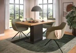 Ausziehbarer Esstisch Motion Emob - Grau/Artisan - 150-190x76x90 cm