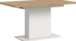 Ausziehbarer Esstisch Motion Emob - FSC-Holz, 150-190x76x90 cm, weiß/artisan