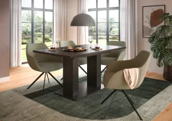 Ausziehbarer Esstisch Motion Emob - Grau - 150-190x76x90 cm