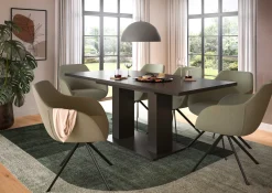 Ausziehbarer Esstisch Motion Emob - Grau - 150-190x76x90 cm