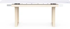 Ausziehbarer Esstisch Stoik - 180-220x90x76cm - Keramik - Marmoroptik
