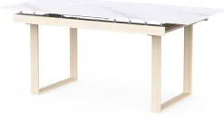 Ausziehbarer Esstisch Stoik - 180-220x90x76cm - Keramik - Marmoroptik