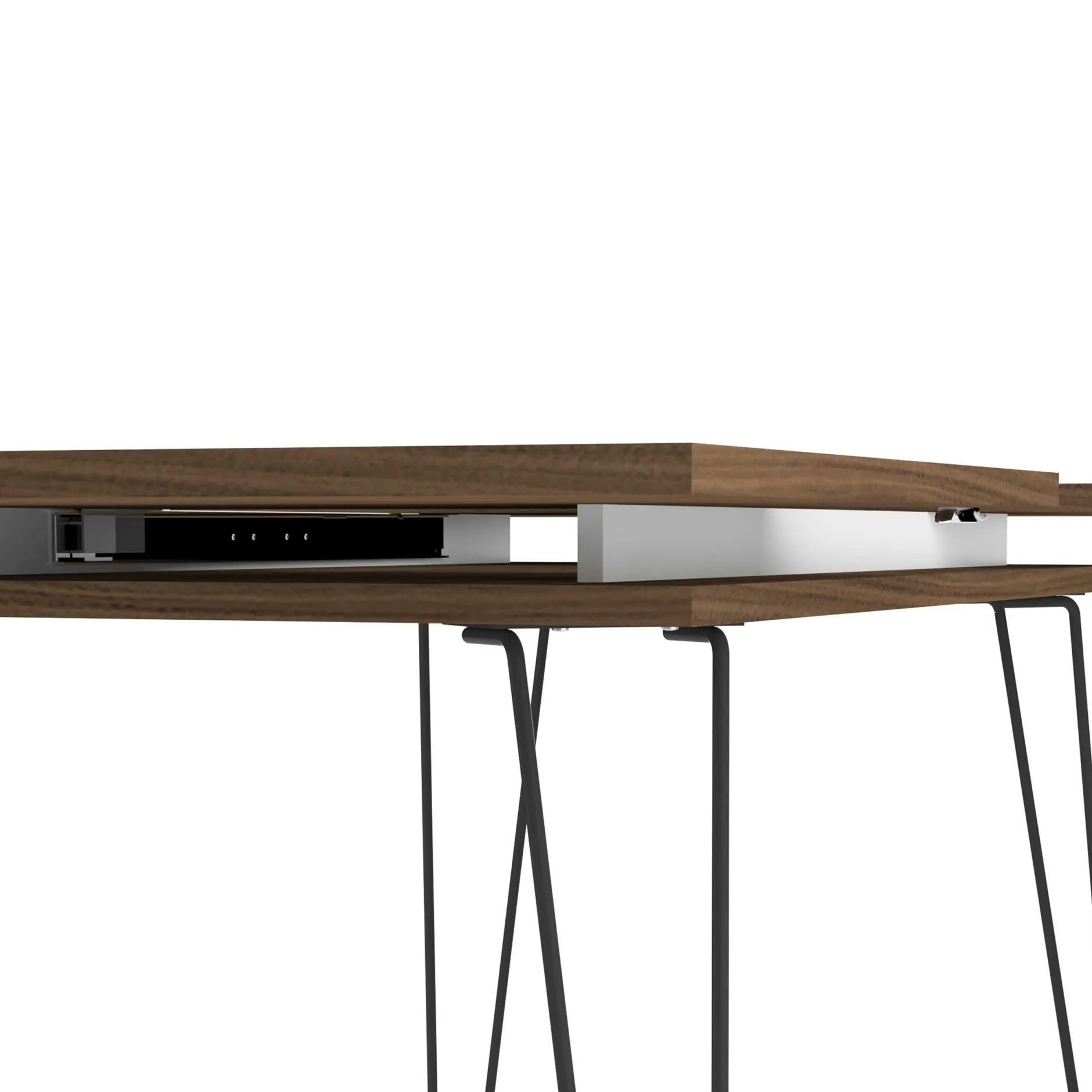 Ausziehbarer Tisch Jiro 134/174 - Nussbaum