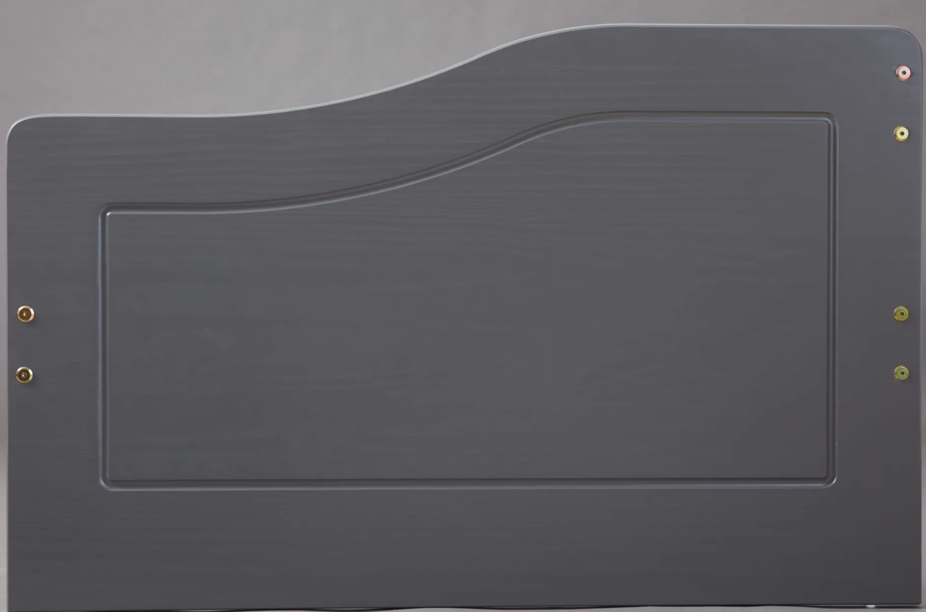 Ausziehbares Bett Leonie | 207 x 96,5 x 62 cm | 100% Melamin beschichtet | Farbe: Dunkelgrau